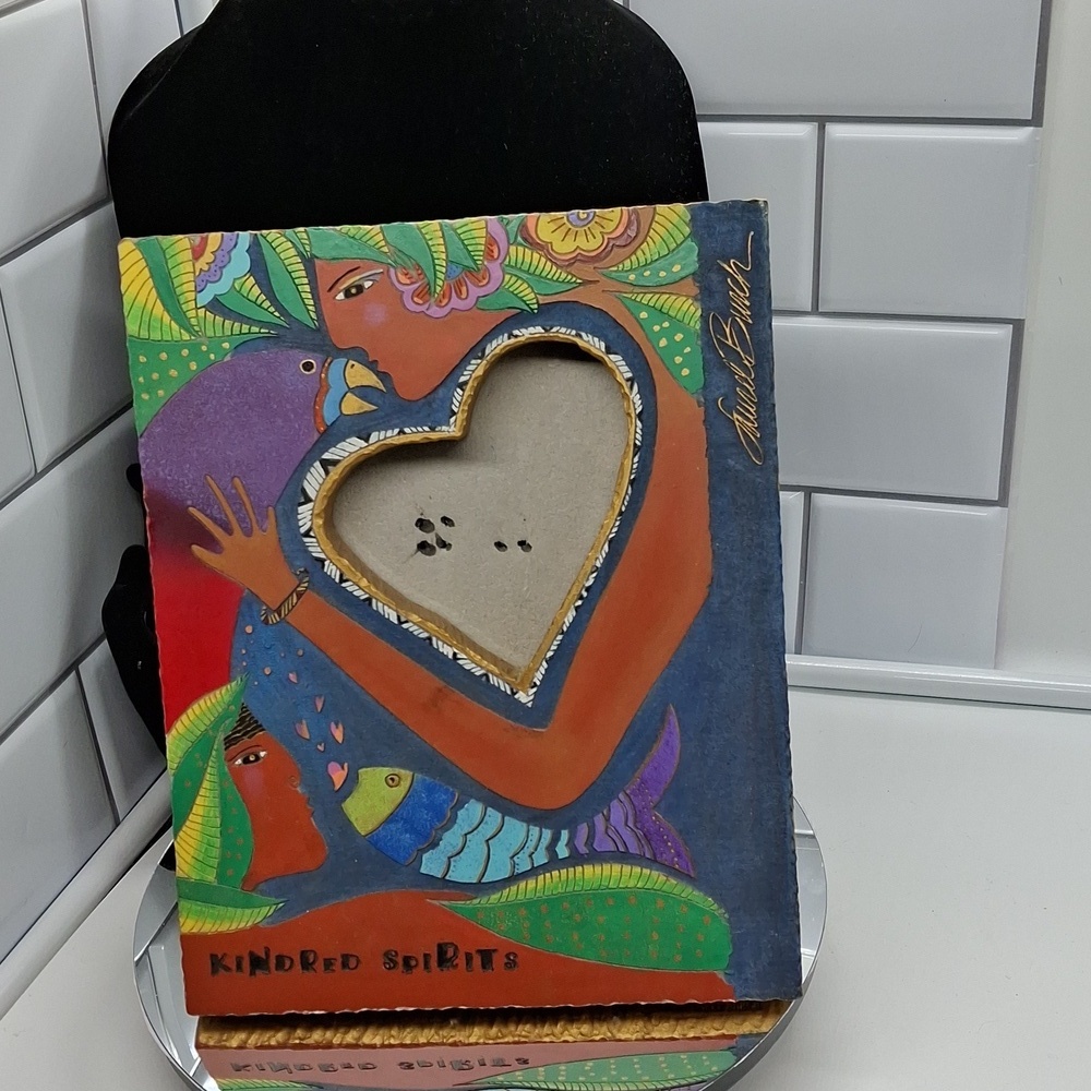 Laurel Burch handpainted picture frame excellent condition 9x7